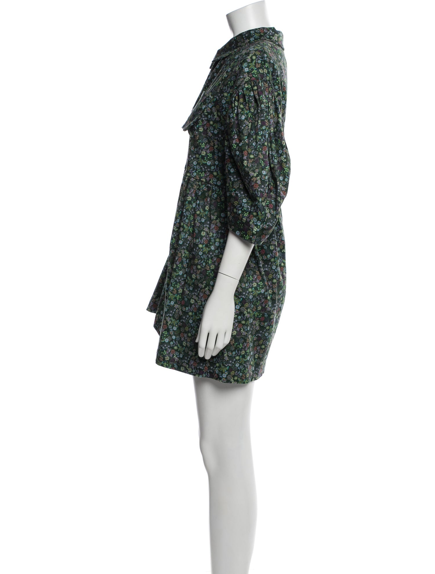 Kika Vargas Printed Mini Dress