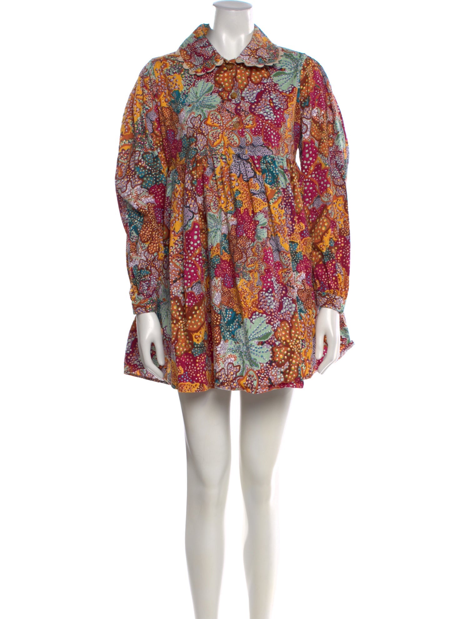 Kika Vargas Paisley Print Mini Dress