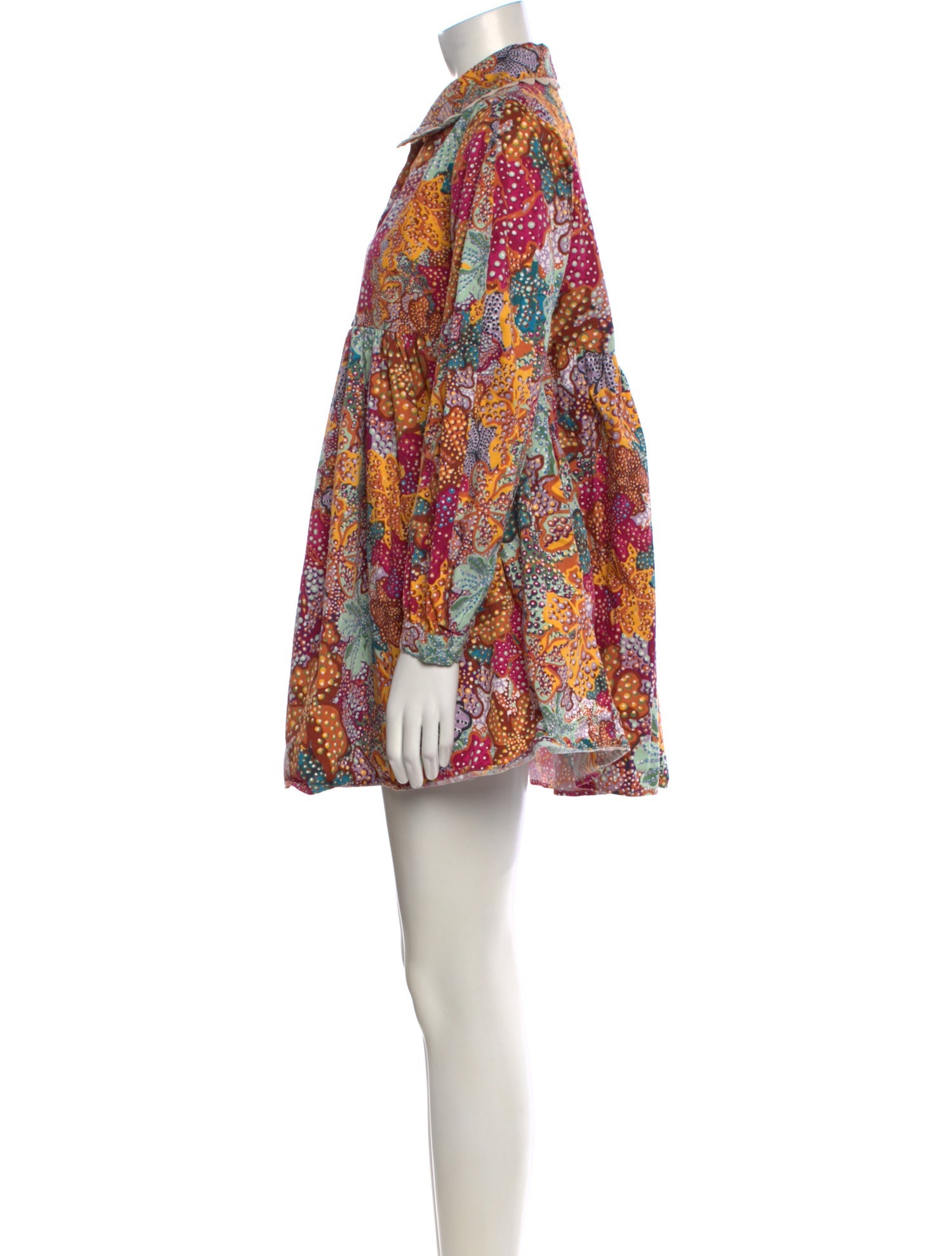 Kika Vargas Paisley Print Mini Dress