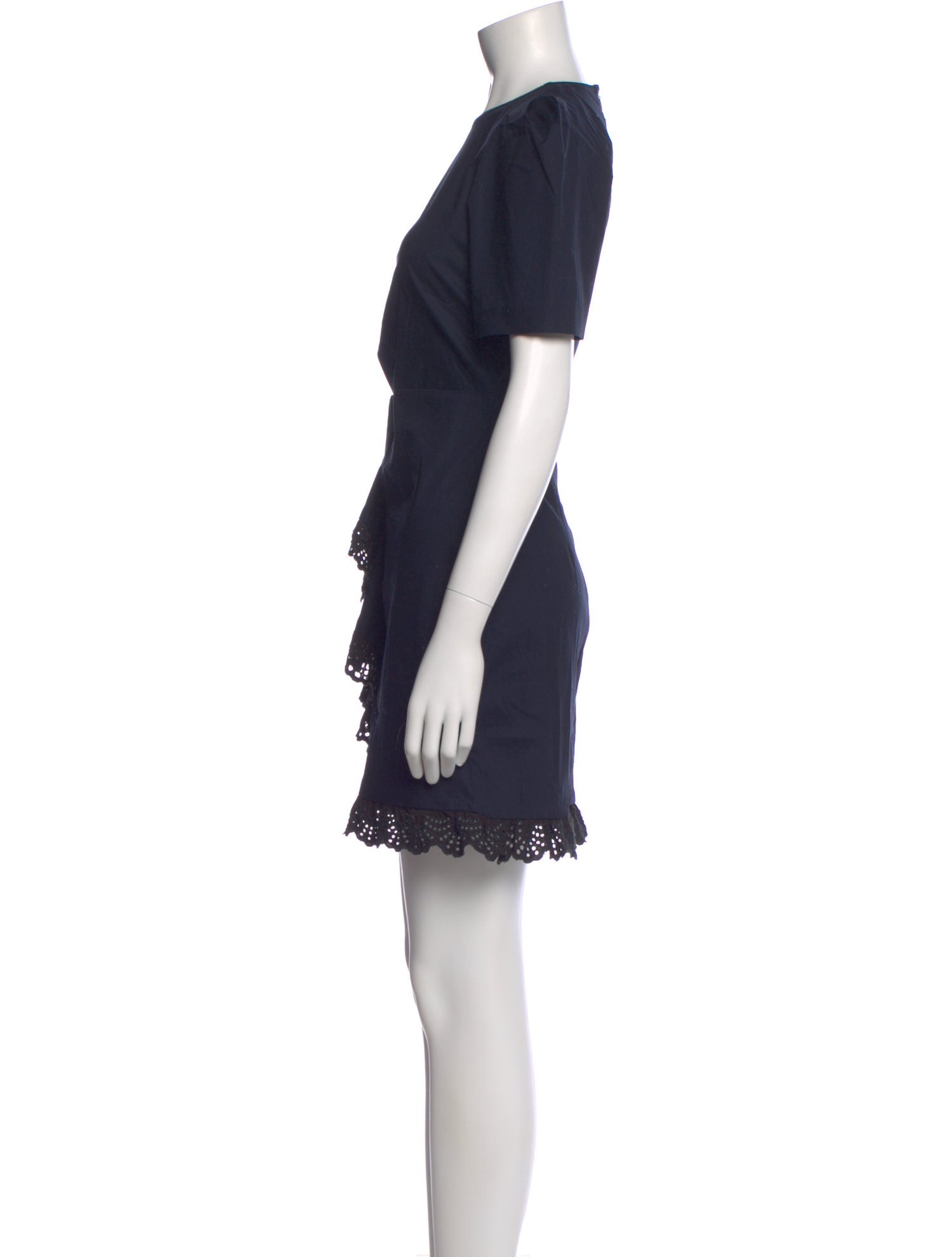 Kika Vargas Crew Neck Mini Dress w/ Tags