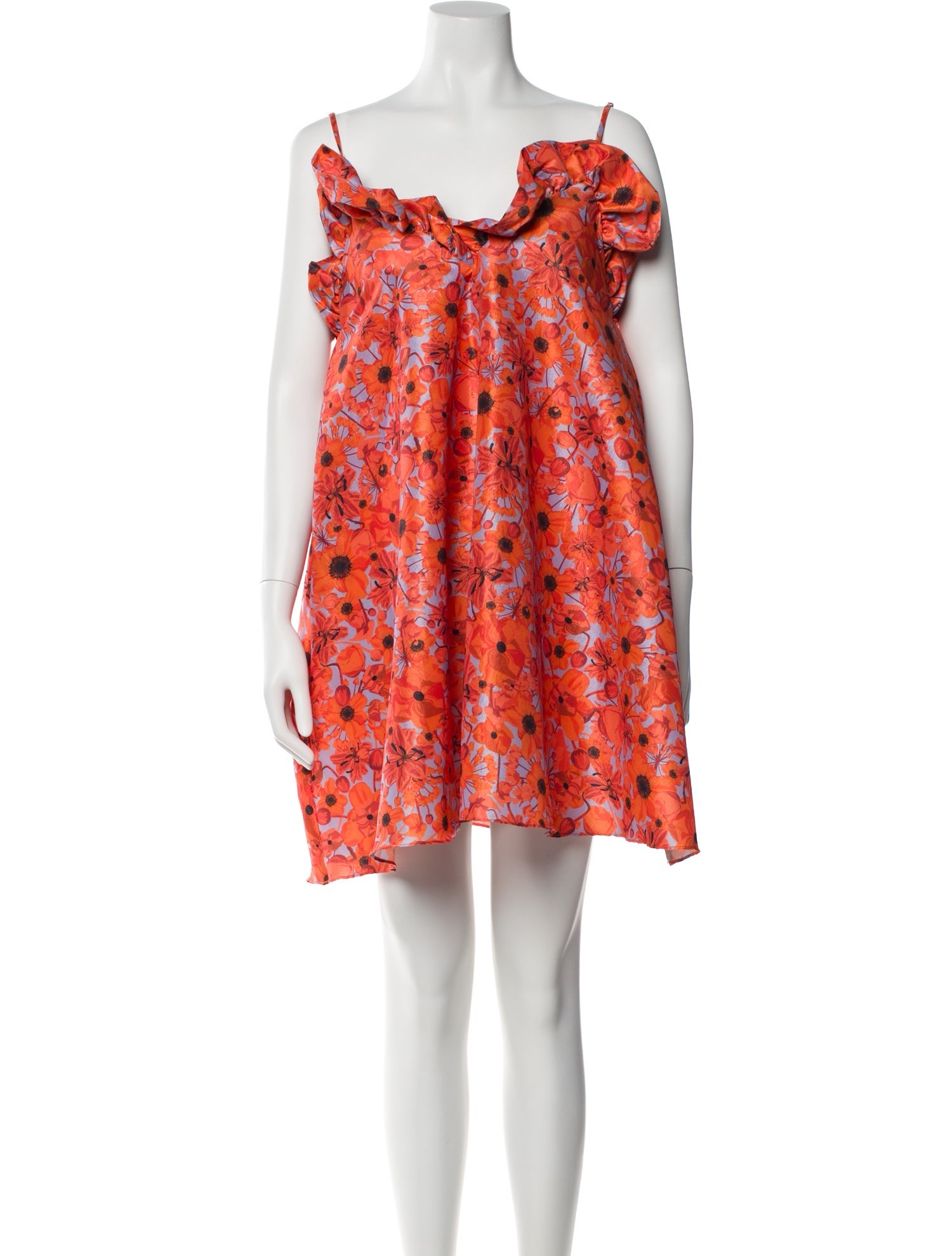 Kika Vargas Floral Print Mini Dress w/ Tags