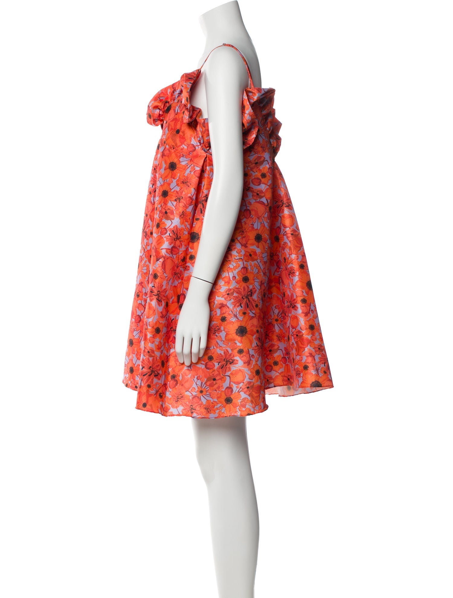 Kika Vargas Floral Print Mini Dress w/ Tags
