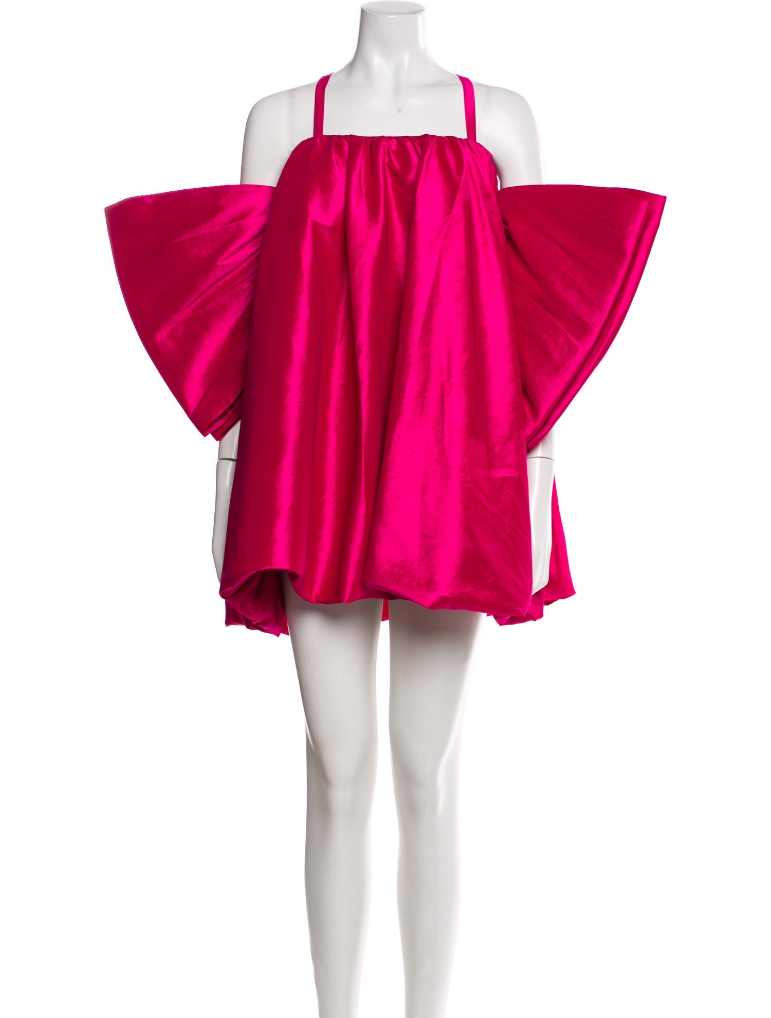 Kika Vargas Square Neckline Mini Dress