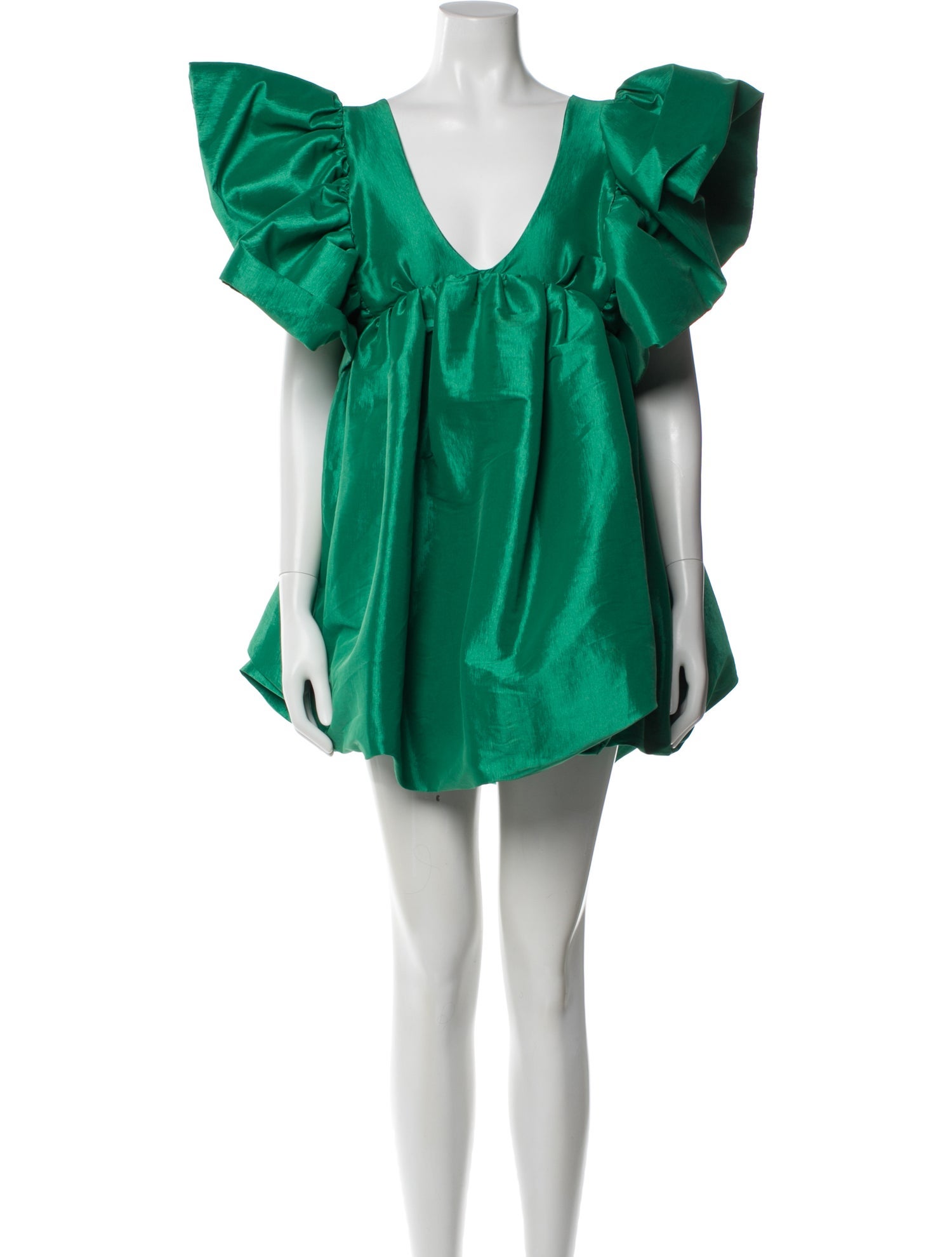 Kika Vargas Silk Mini Dress