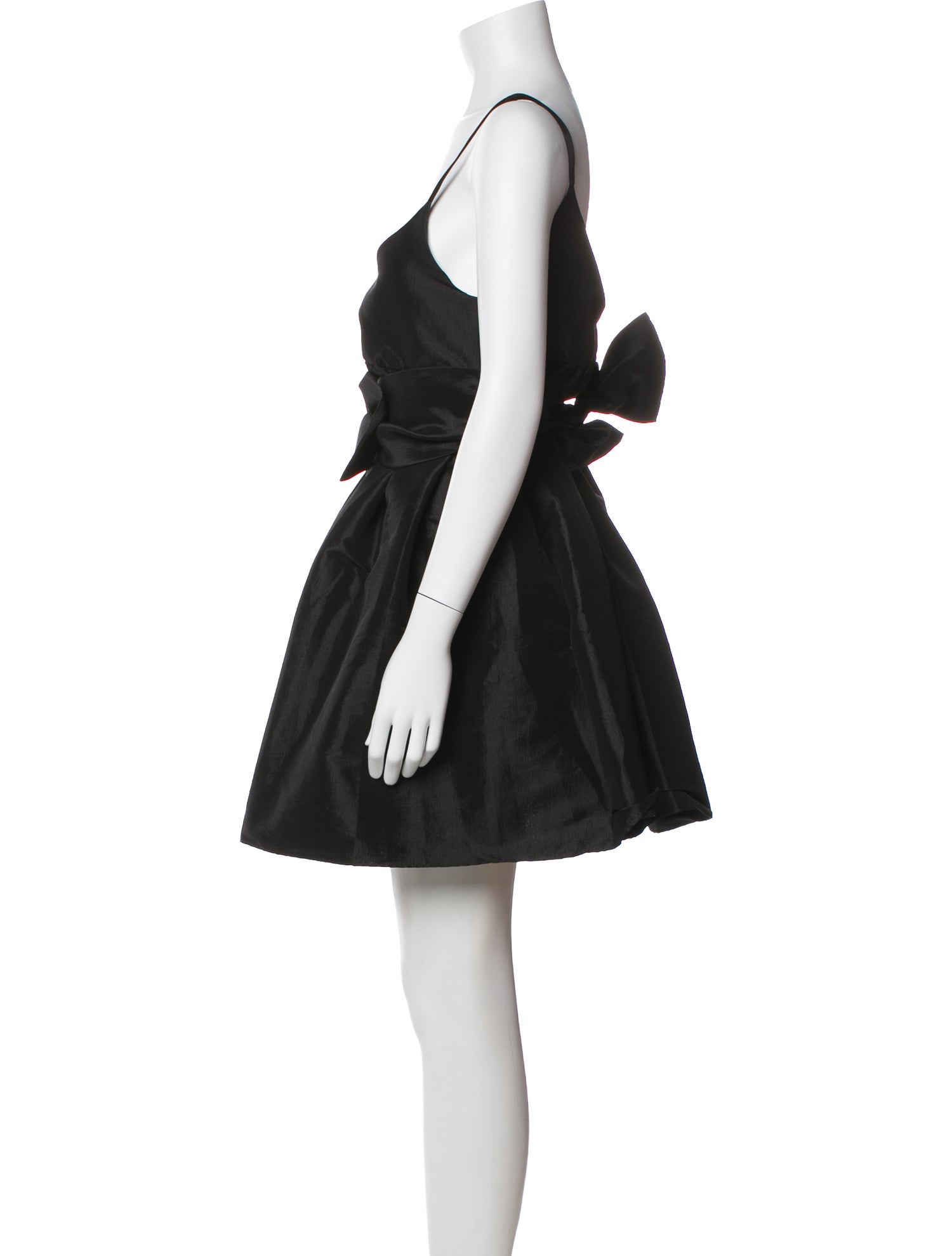 Kika Vargas Scoop Neck Mini Dress