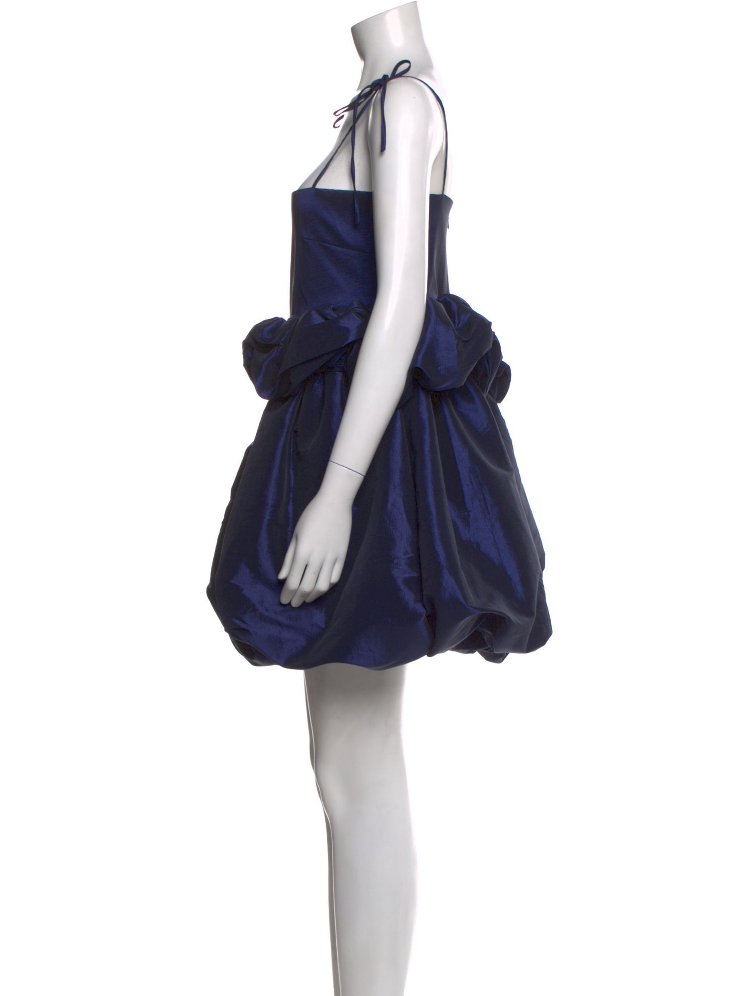 Kika Vargas Square Neckline Mini Dress