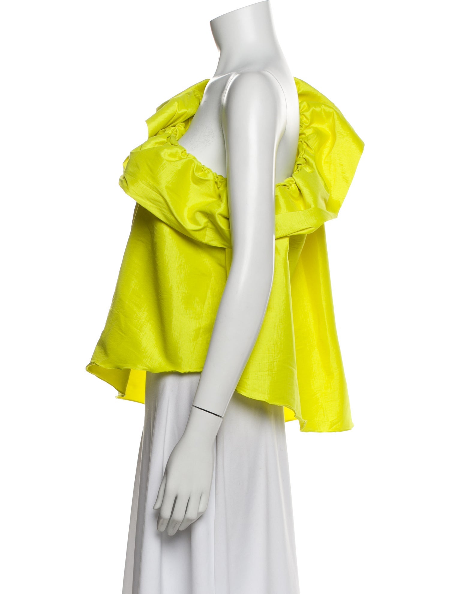 Kika Vargas One-Shoulder Sleeveless Top