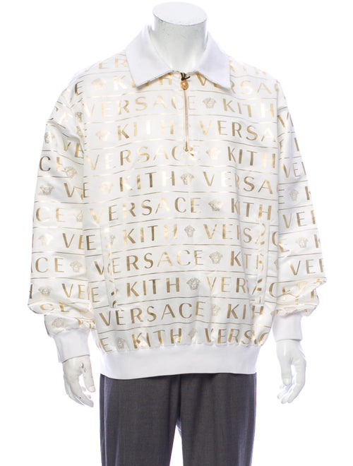 Kith x Versace Printed V-Neck Sweatshirt w/ Tags W