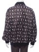 KITH x Versace Quarter Zip Pullover Black Printed Bomber Jacket