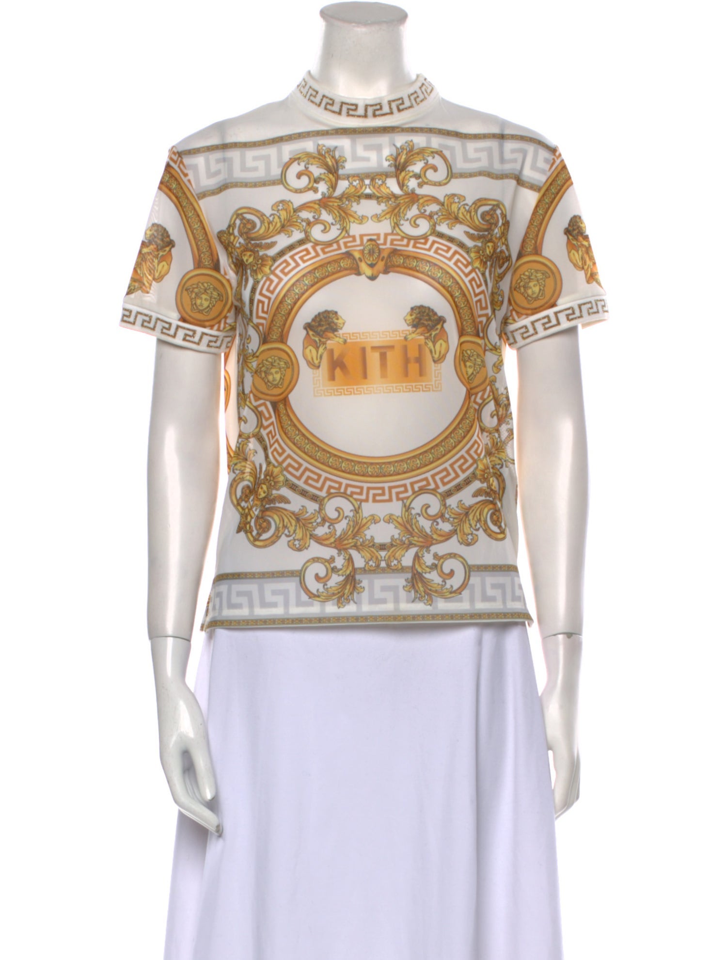 KITH x Versace Nylon Printed T-Shirt