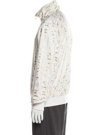 KITH x Versace Graphic Print Moto Jacket