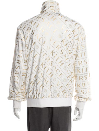 KITH x Versace Graphic Print Moto Jacket