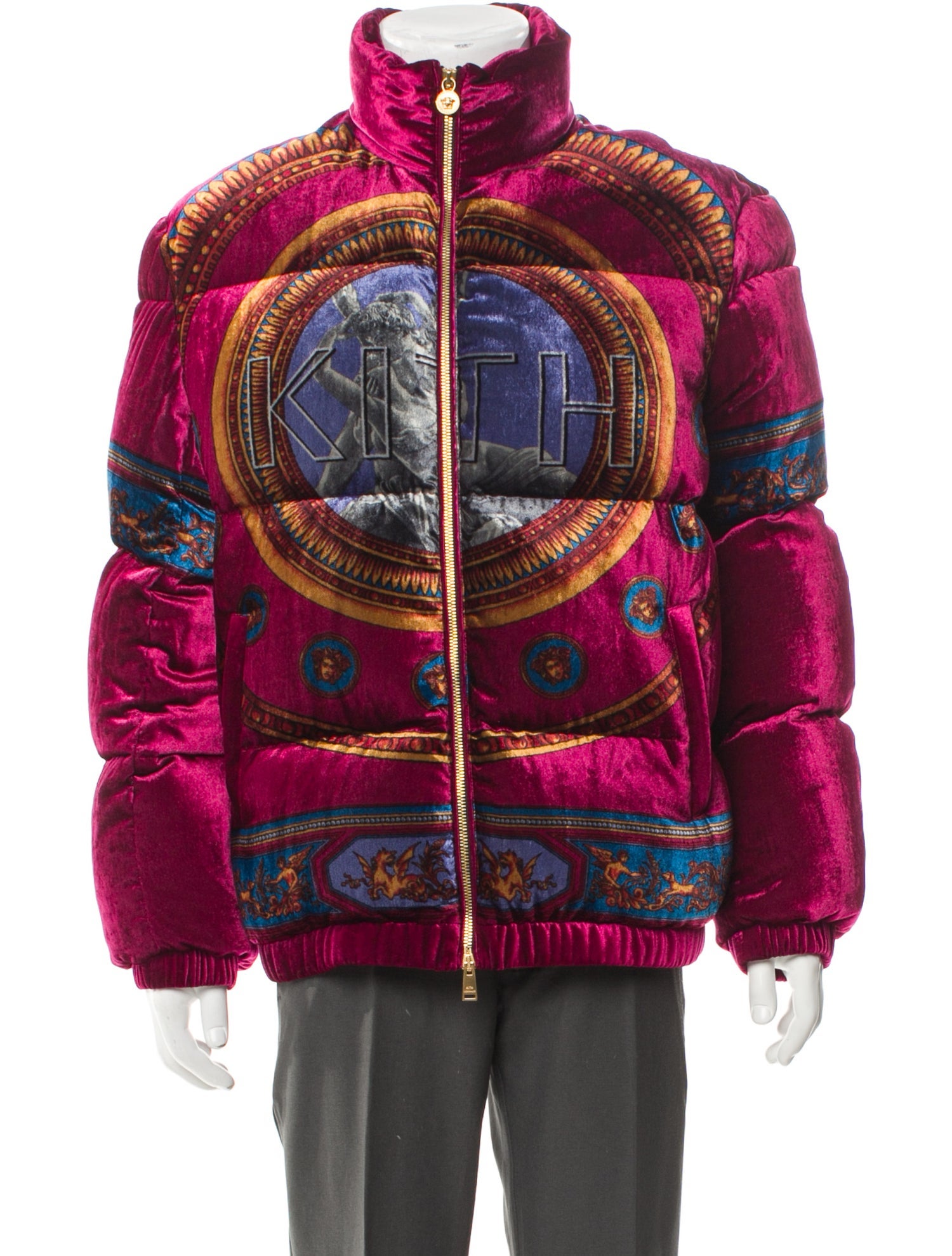 KITH x Versace Medusa Insignia Puffer Coat