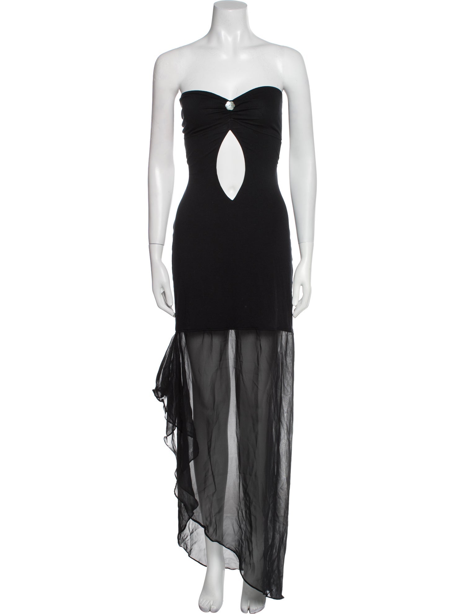 Buci NYC Strapless Midi Length Dress