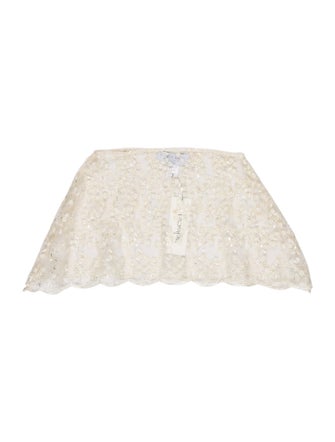 Buci NYC Mesh Accents Mini Skirt