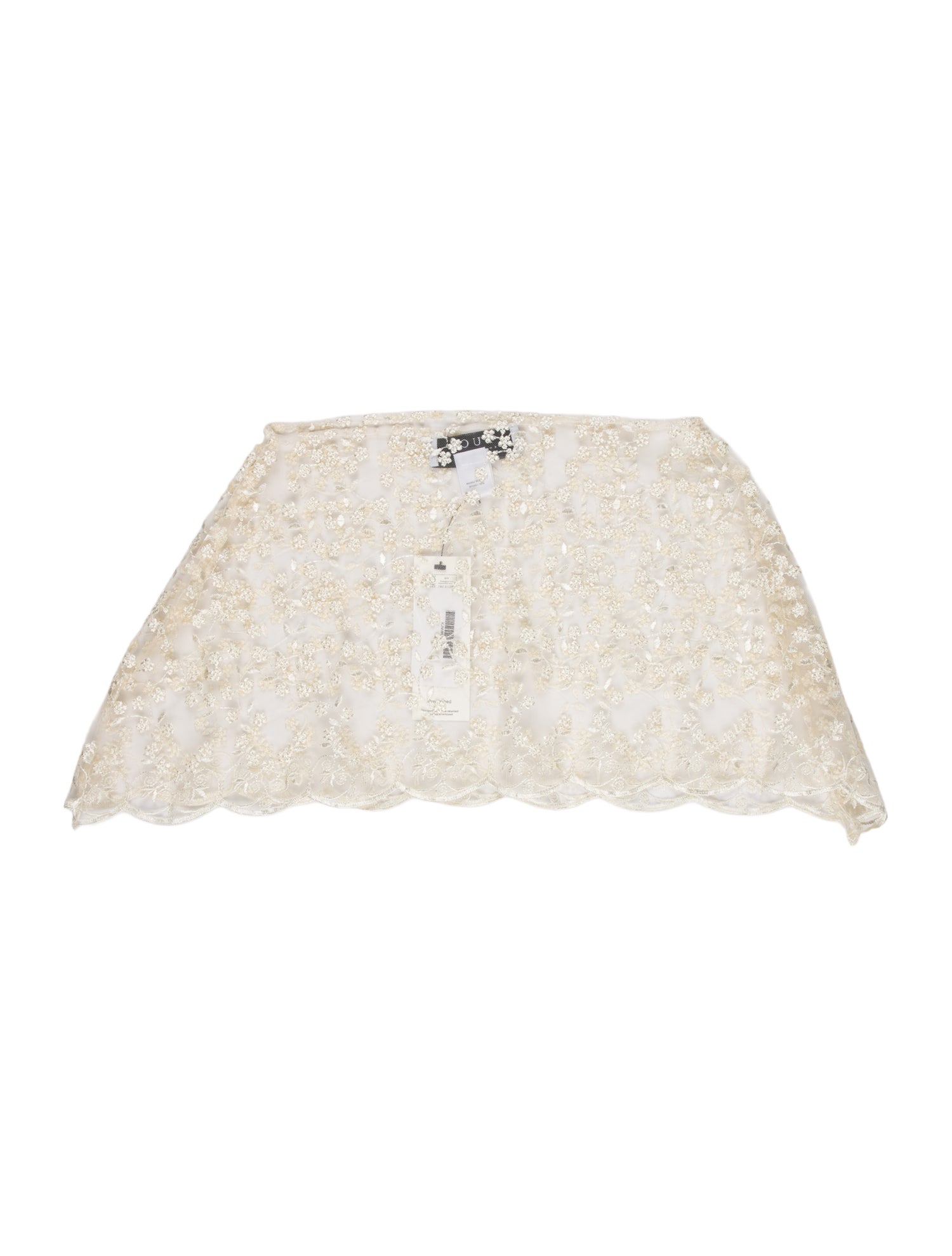 Buci NYC Mesh Accents Mini Skirt