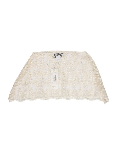 Buci NYC Mesh Accents Mini Skirt