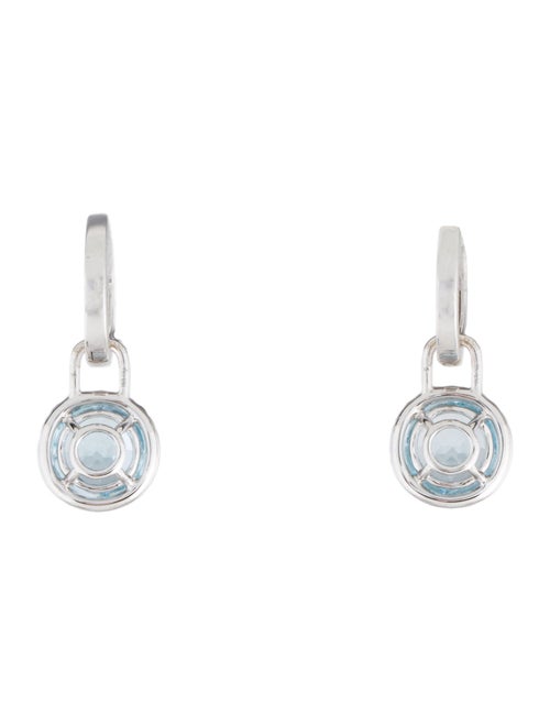 Kiki McDonough 18K Topaz & Diamond Mini Drop Convertible Huggie Earrings