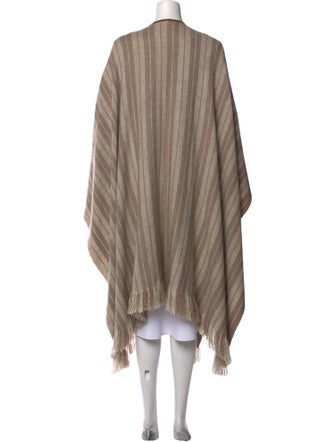 Kashmir Loom Striped Open Front Sweater