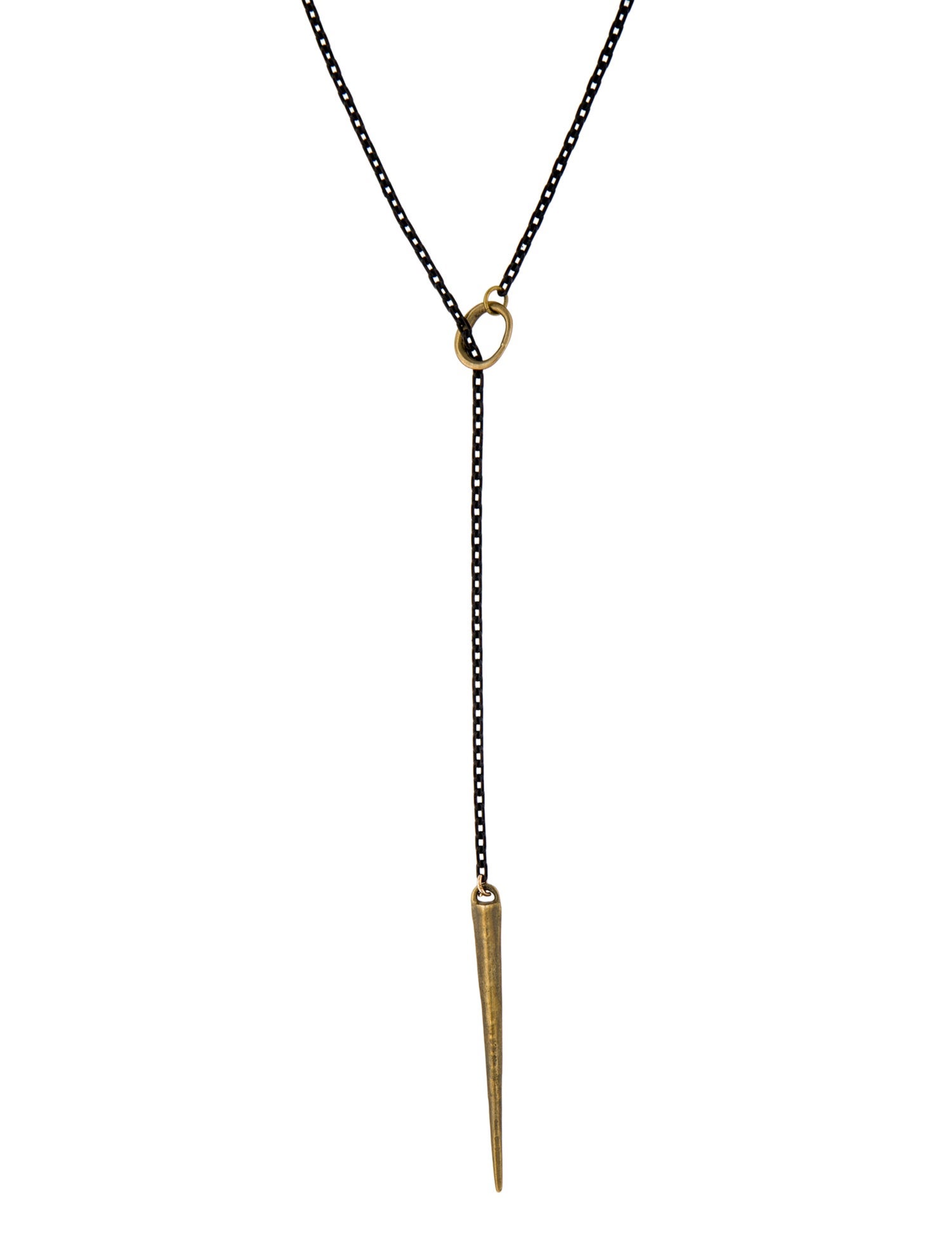 K/LLER Collection Quill Lariat Necklace
