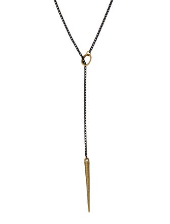 K/LLER Collection Quill Lariat Necklace