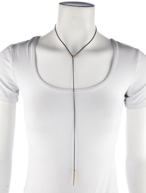 K/LLER Collection Quill Lariat Necklace