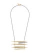 K/LLER Collection Porcupine Quill Ladder Pendant Necklace