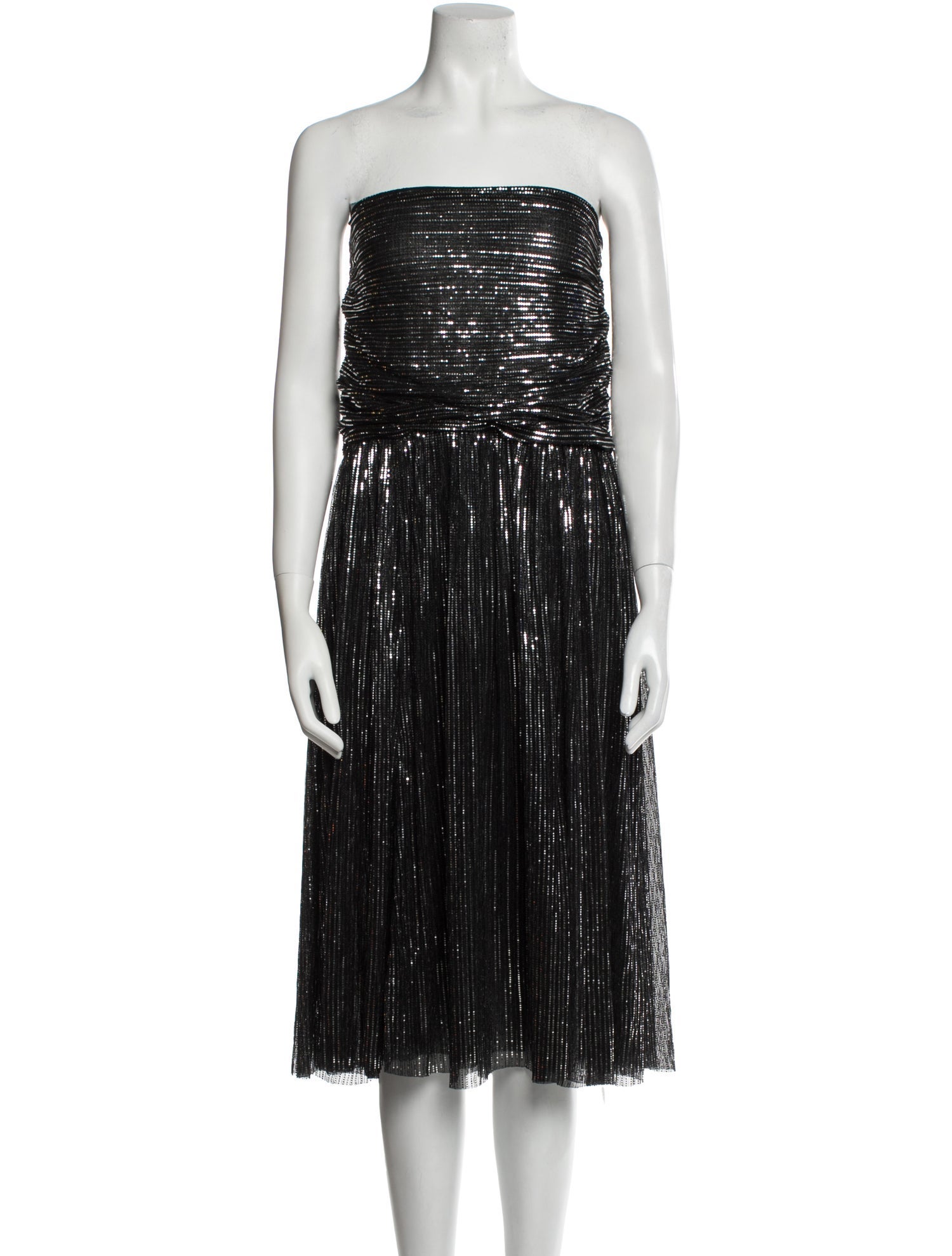 Sabina Bilenko Striped Knee-Length Dress w/ Tags