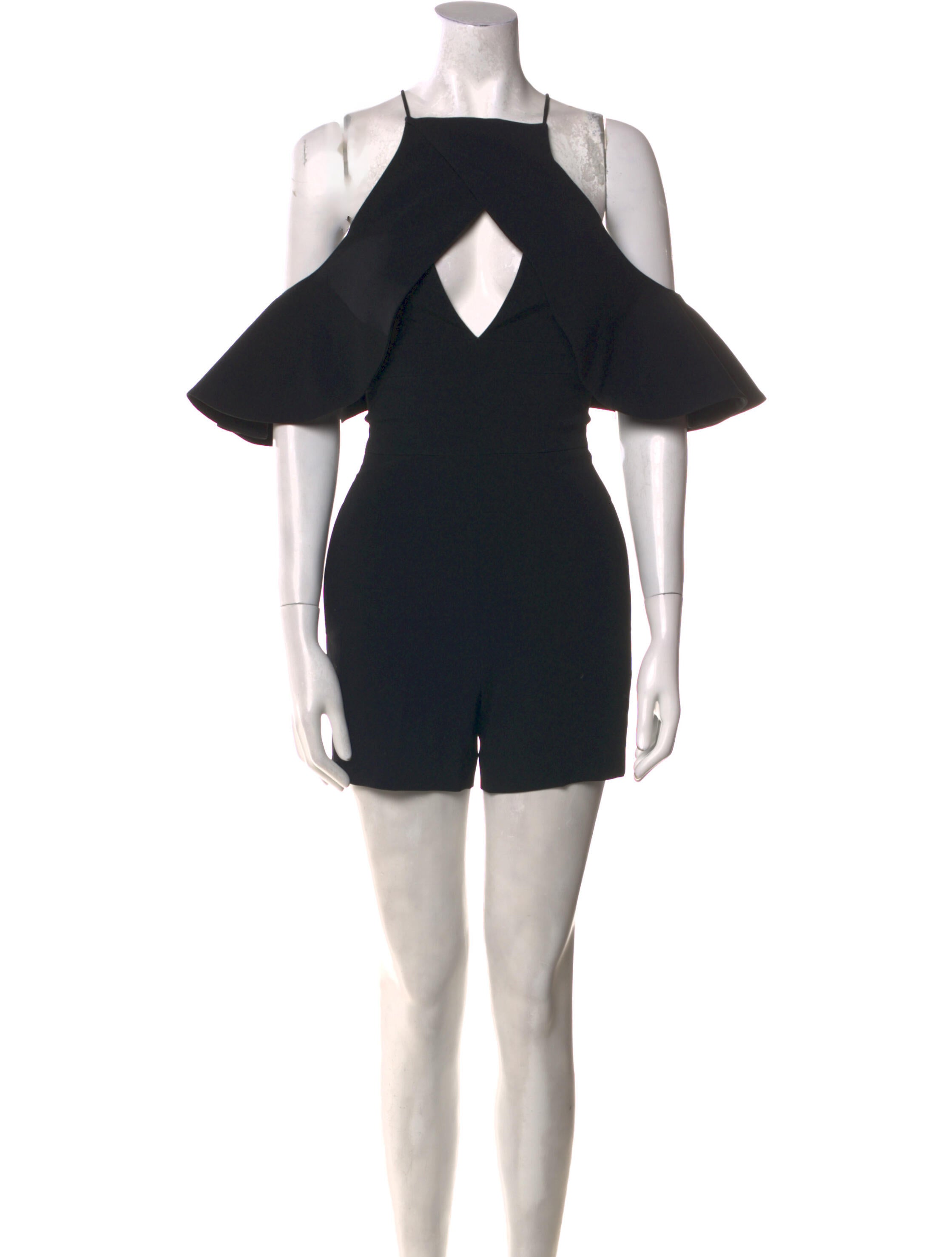 David Koma Square Neckline Overalls