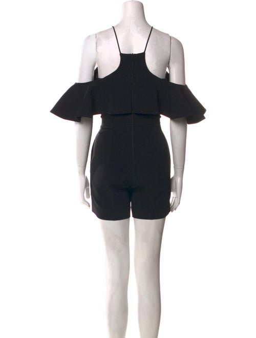 David Koma Square Neckline Overalls