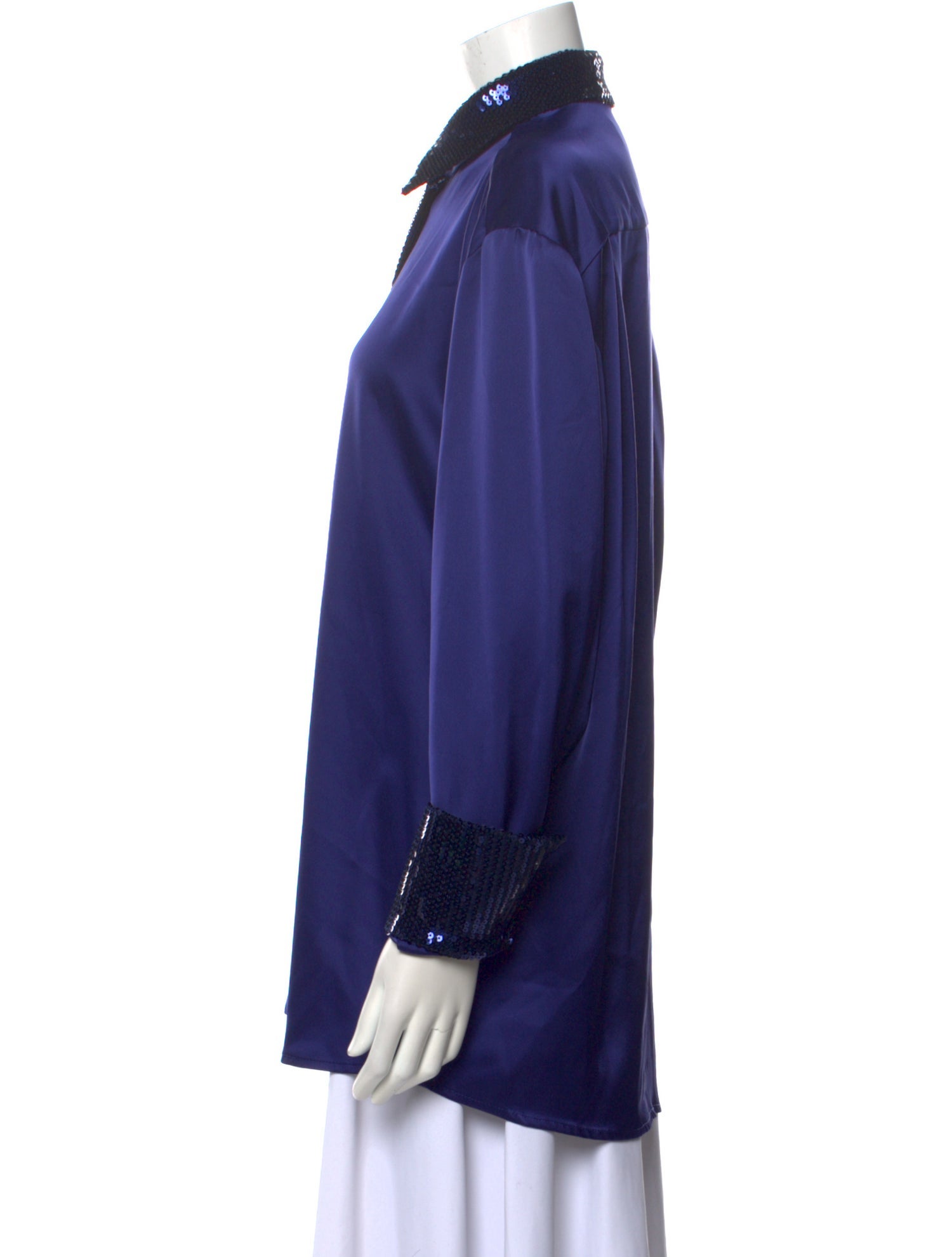 David Koma Long Sleeve Button-Up Top