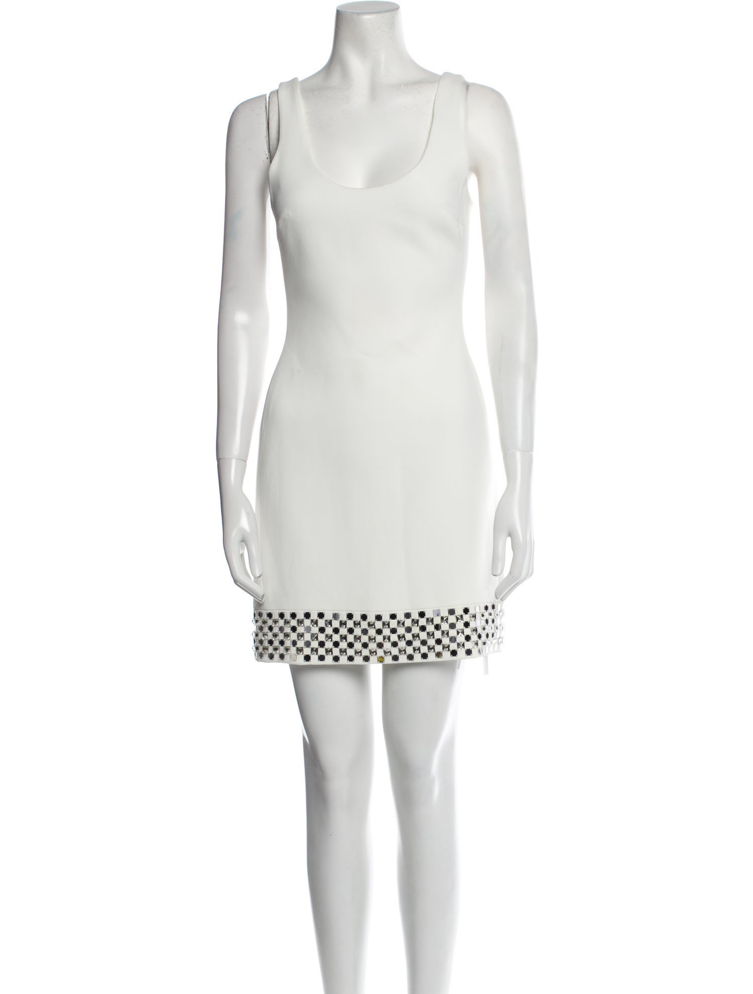 David Koma Scoop Neck Mini Dress w/ Tags