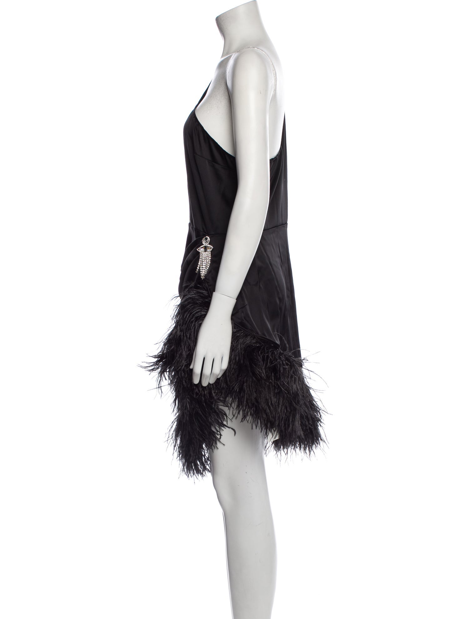 David Koma One-Shoulder Mini Dress