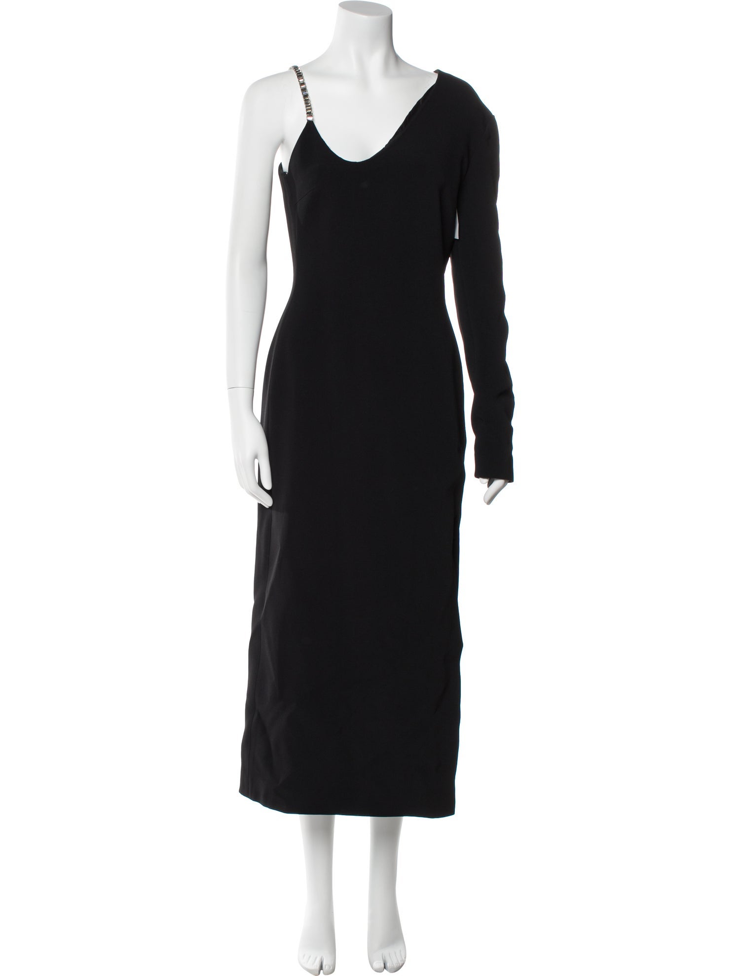 David Koma Scoop Neck Long Dress