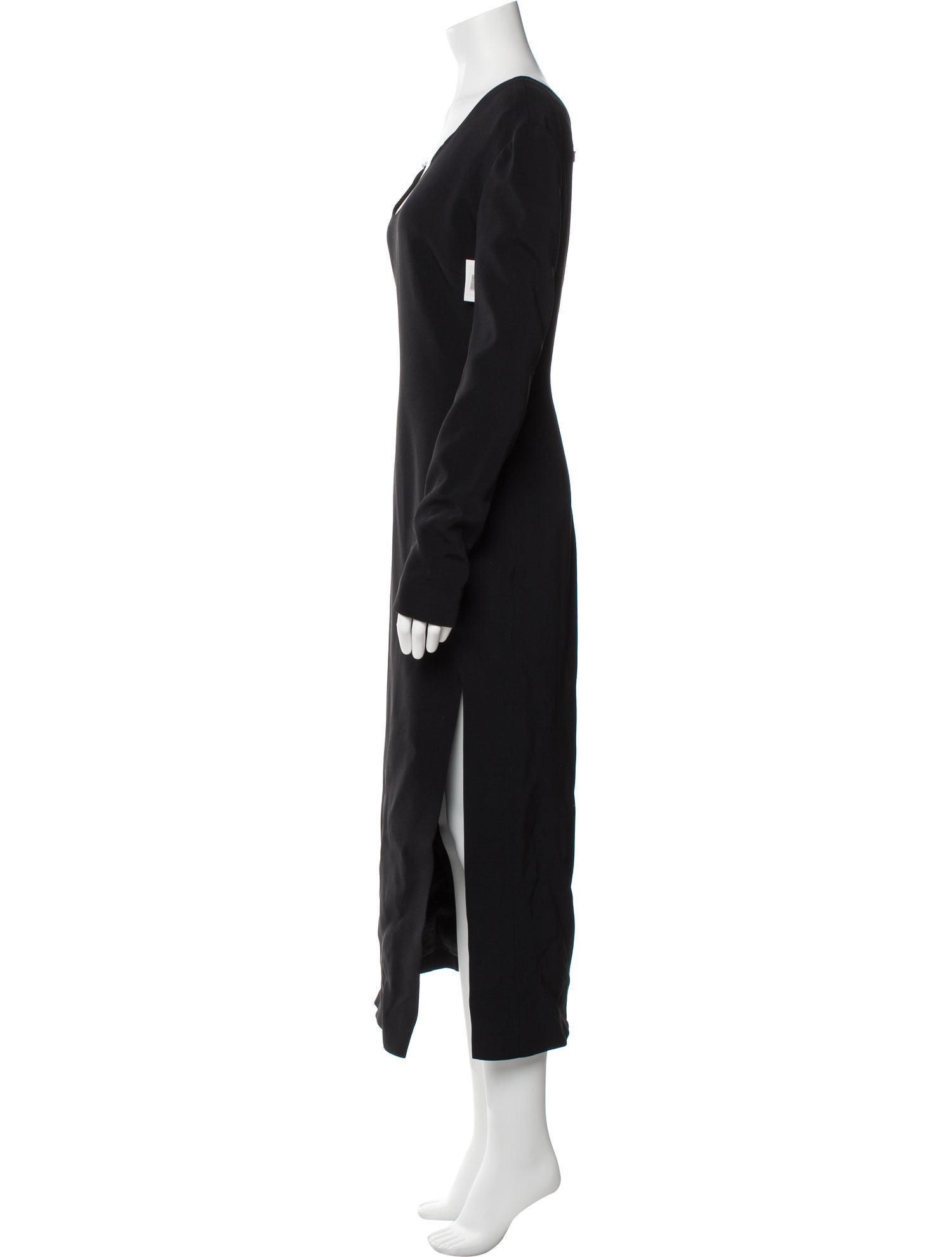 David Koma Scoop Neck Long Dress