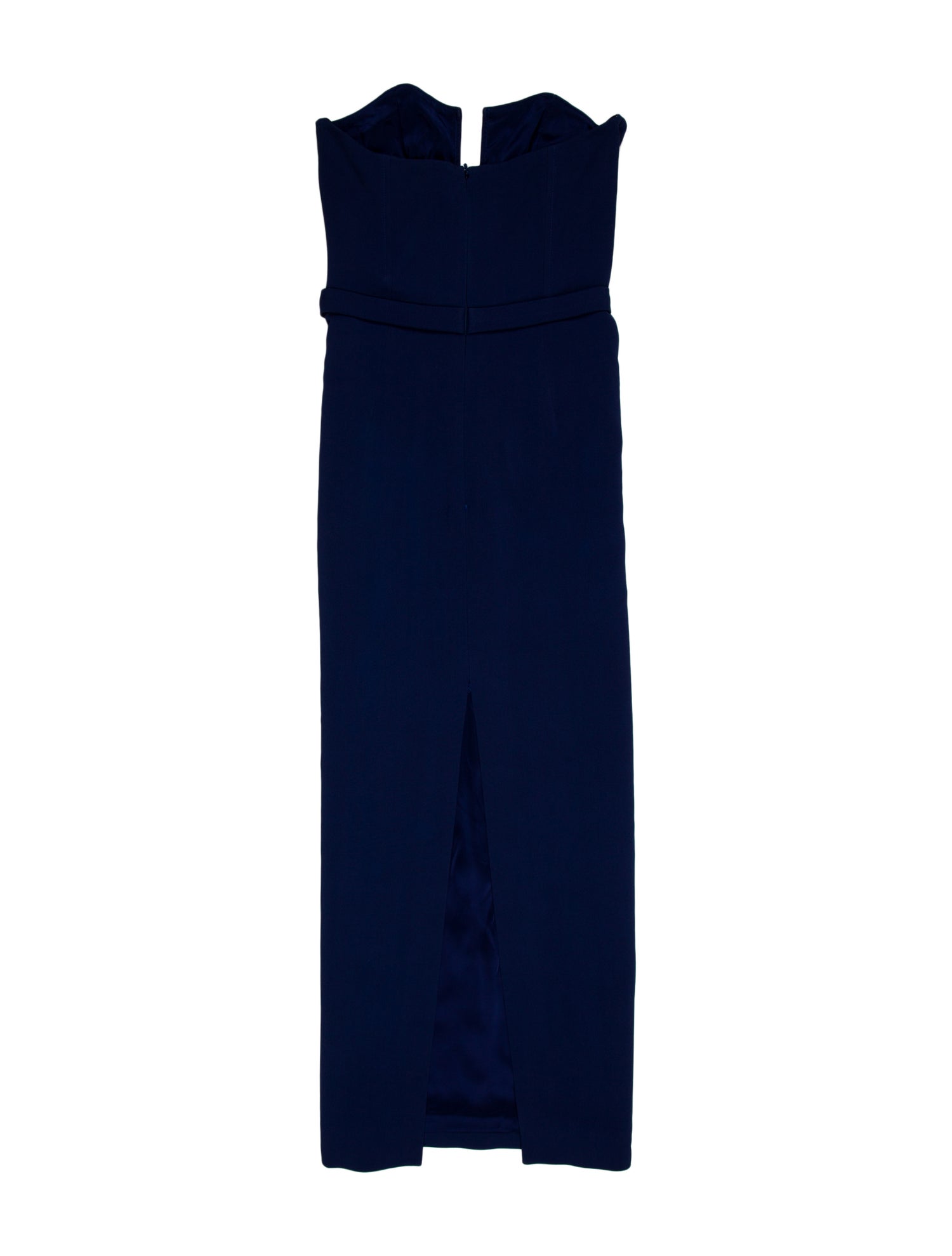 David Koma Strapless Midi Length Dress