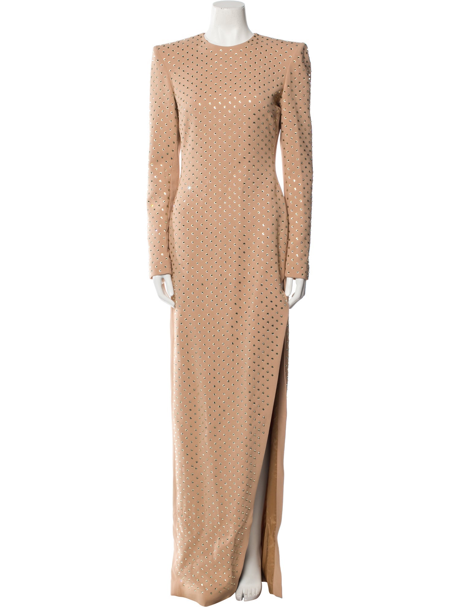 David Koma Crew Neck Long Dress