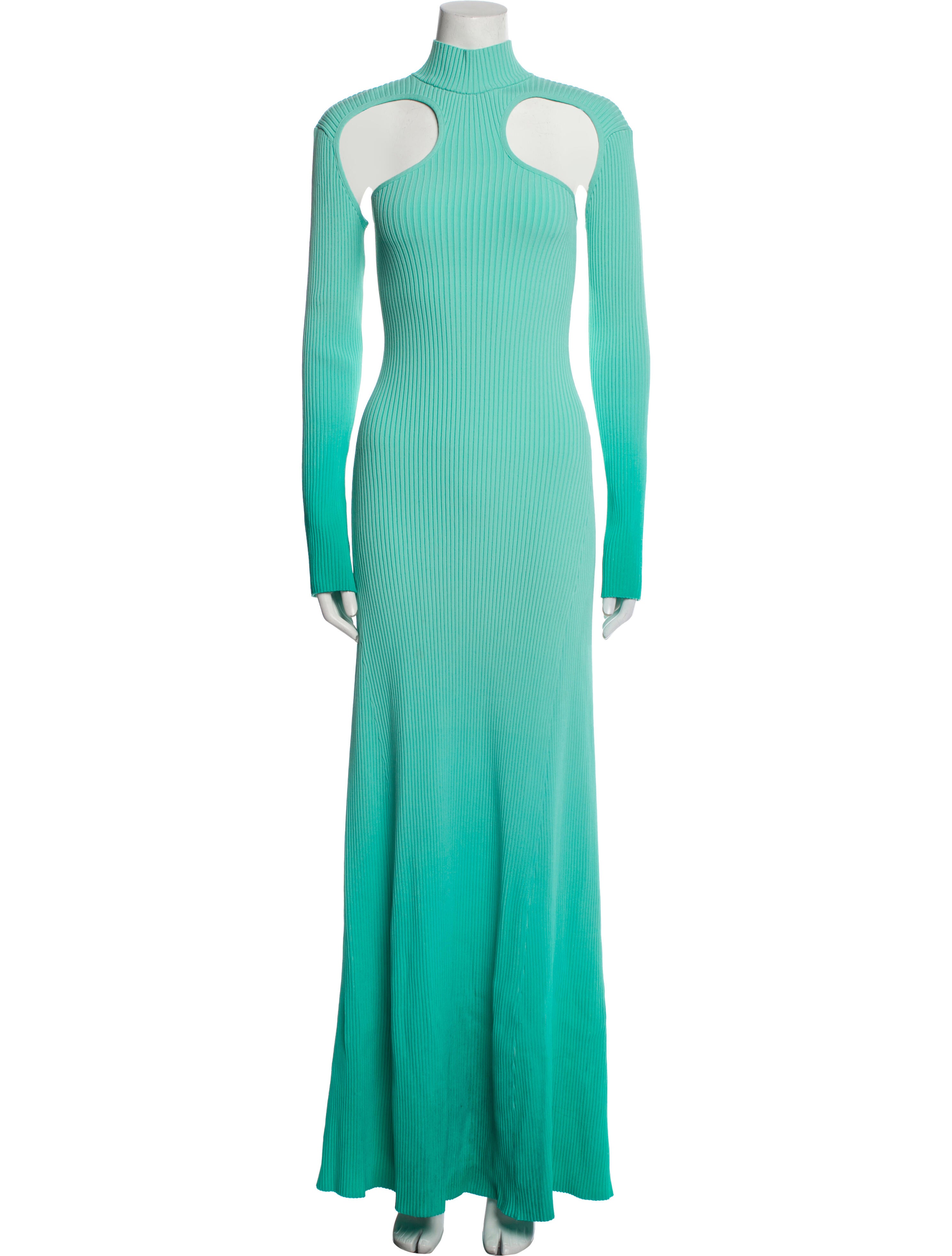 David Koma Mock Neck Long Dress w/ Tags