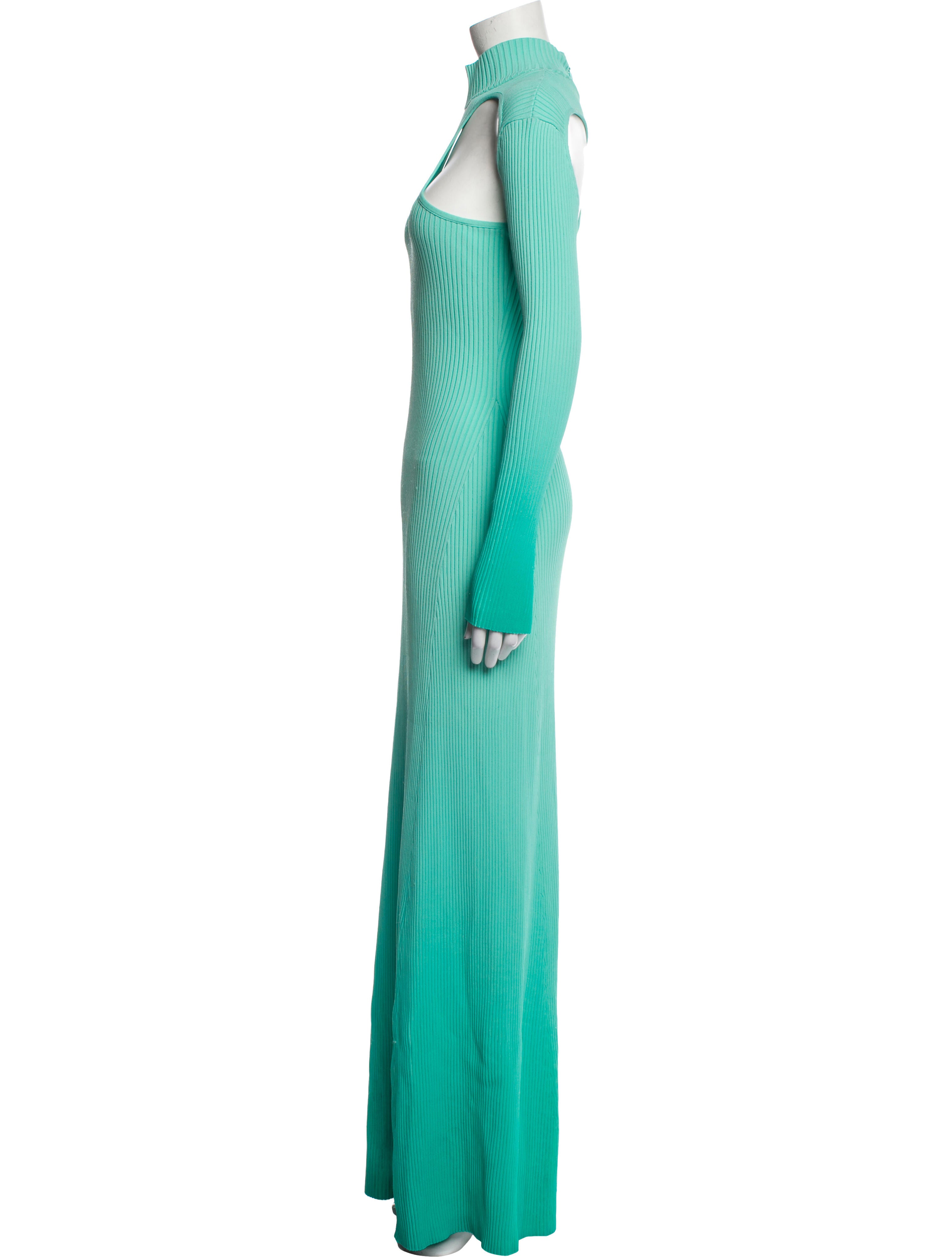 David Koma Mock Neck Long Dress w/ Tags