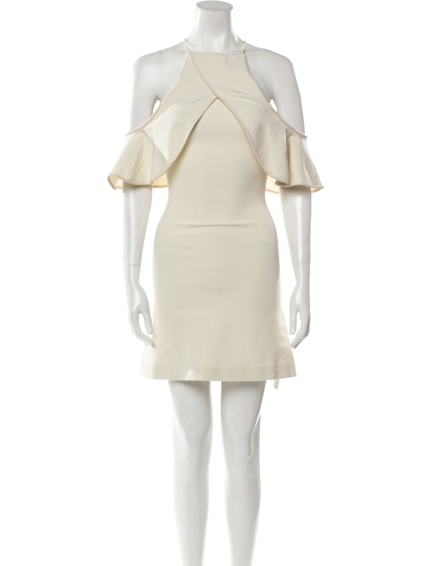 David Koma Square Neckline Long Dress