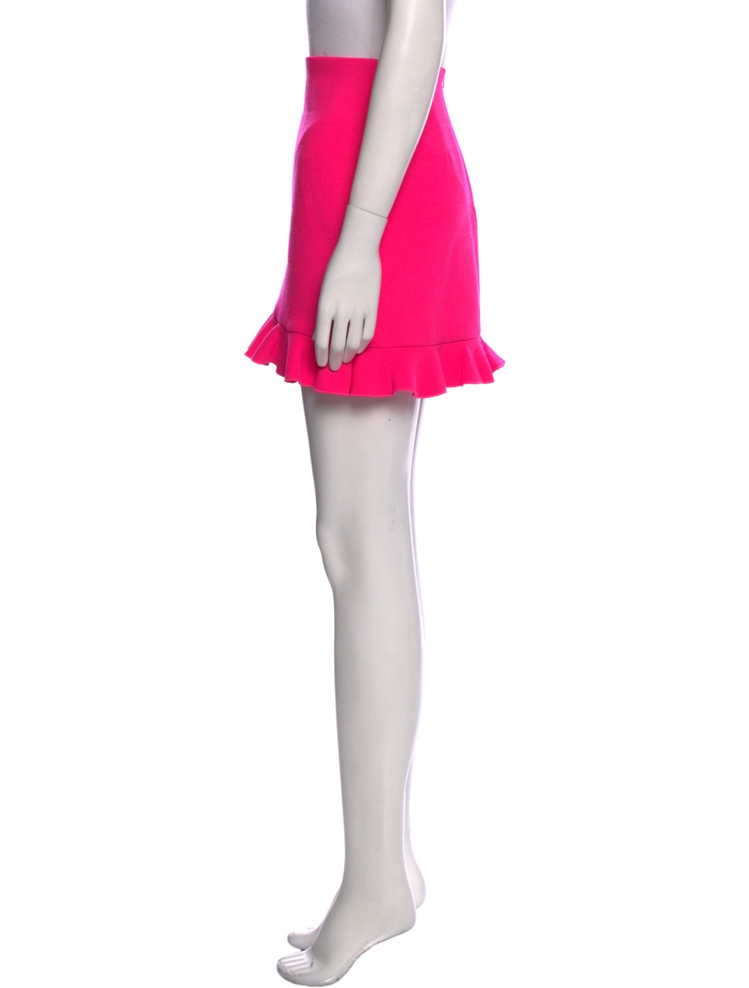 David Koma Wool Mini Skirt