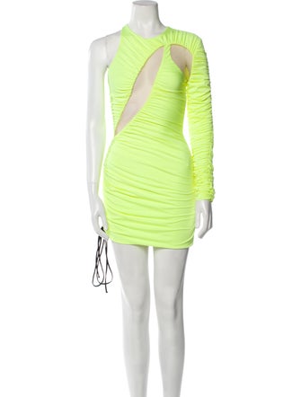 David Koma Crew Neck Mini Dress