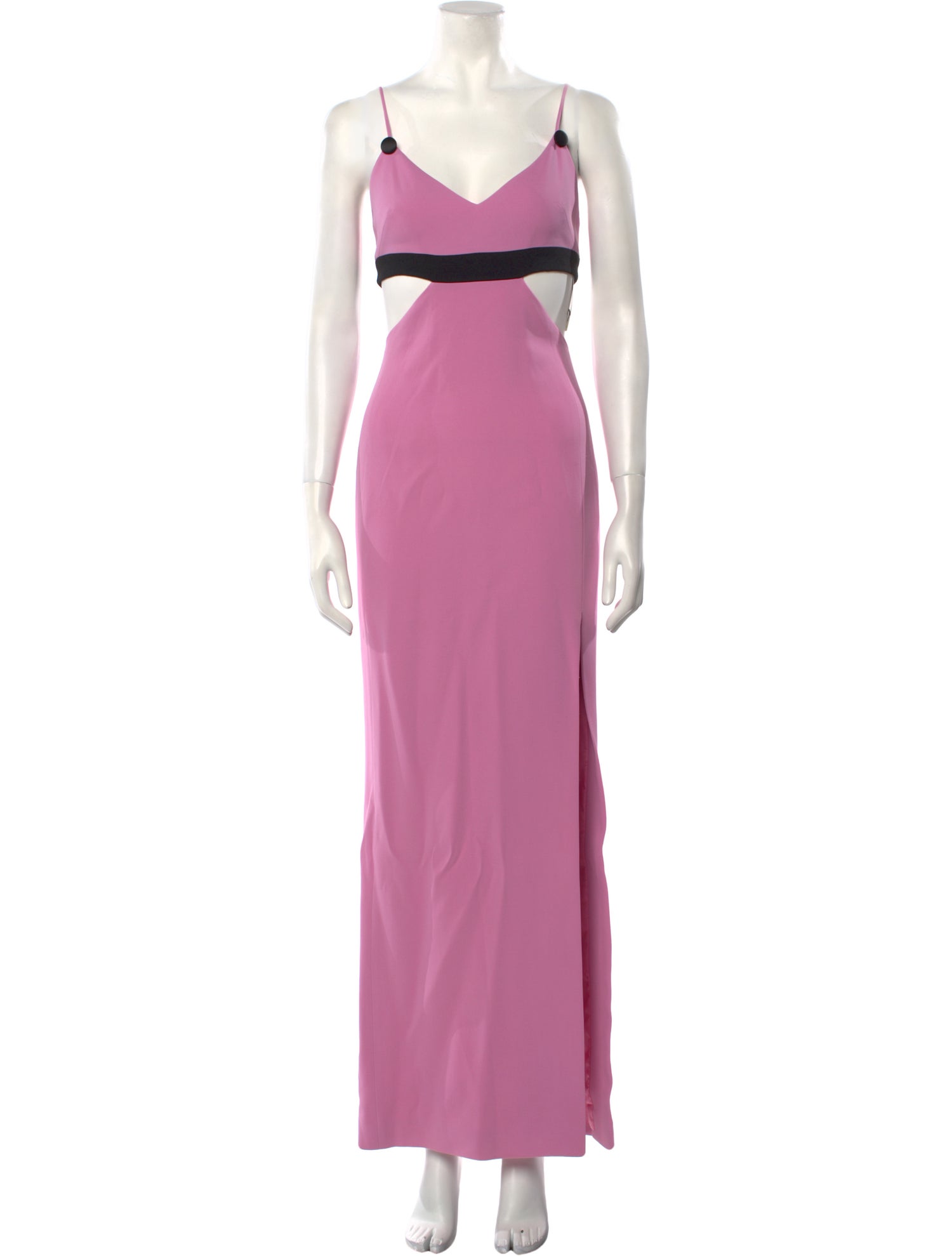 David Koma V-Neck Long Dress
