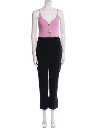 David Koma V-Neck Jumpsuit