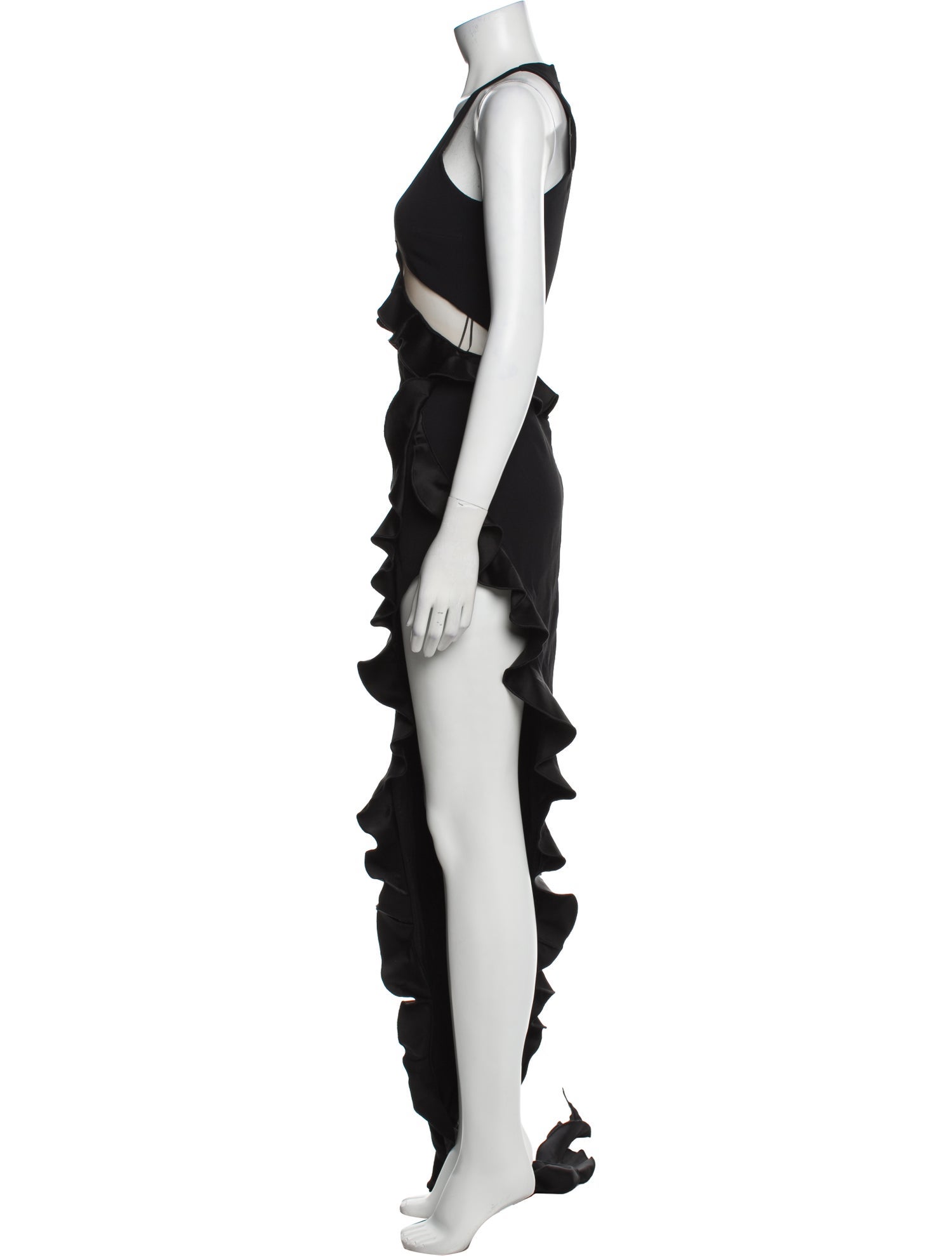 David Koma Nylon Long Dress