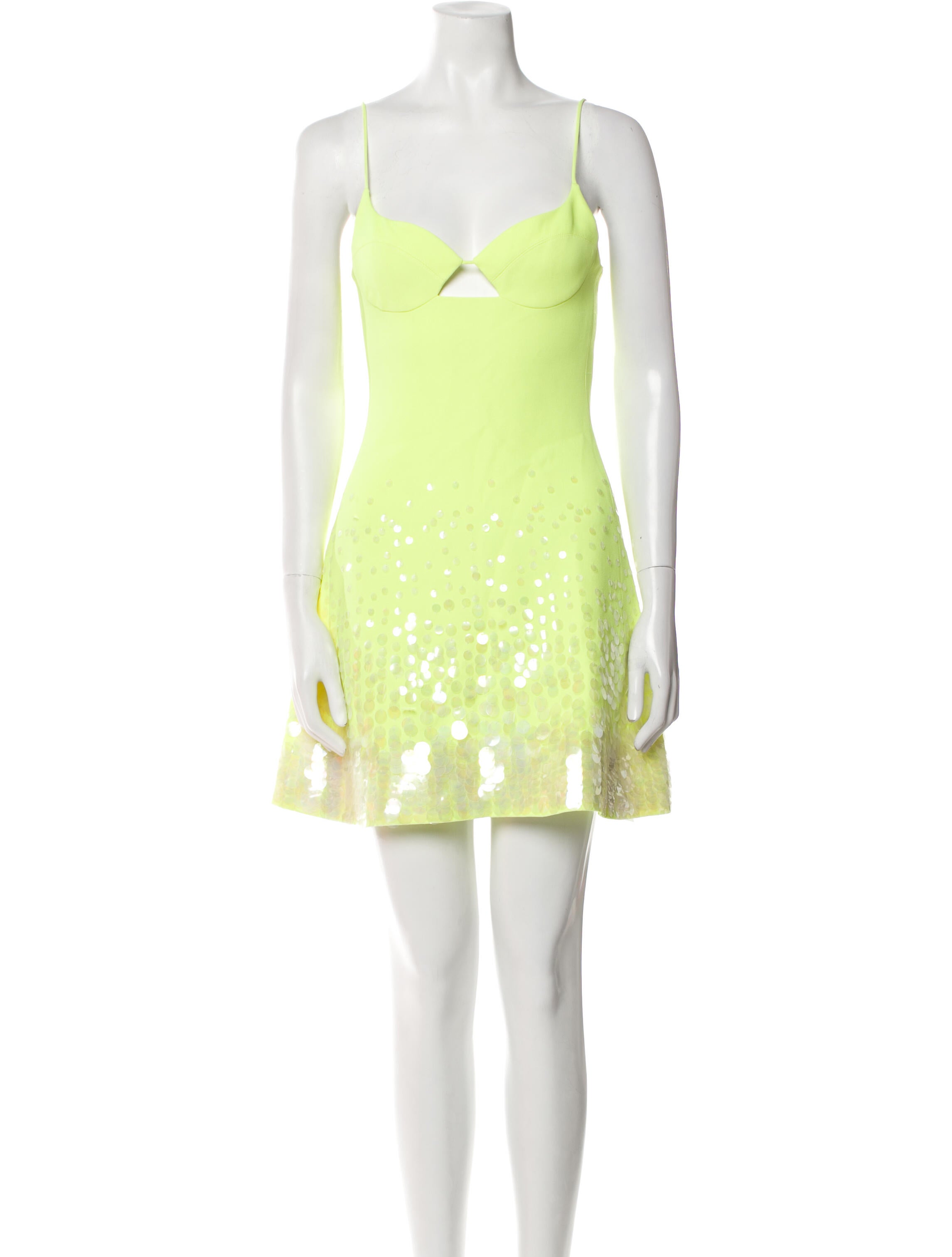 David Koma Square Neckline Mini Dress w/ Tags