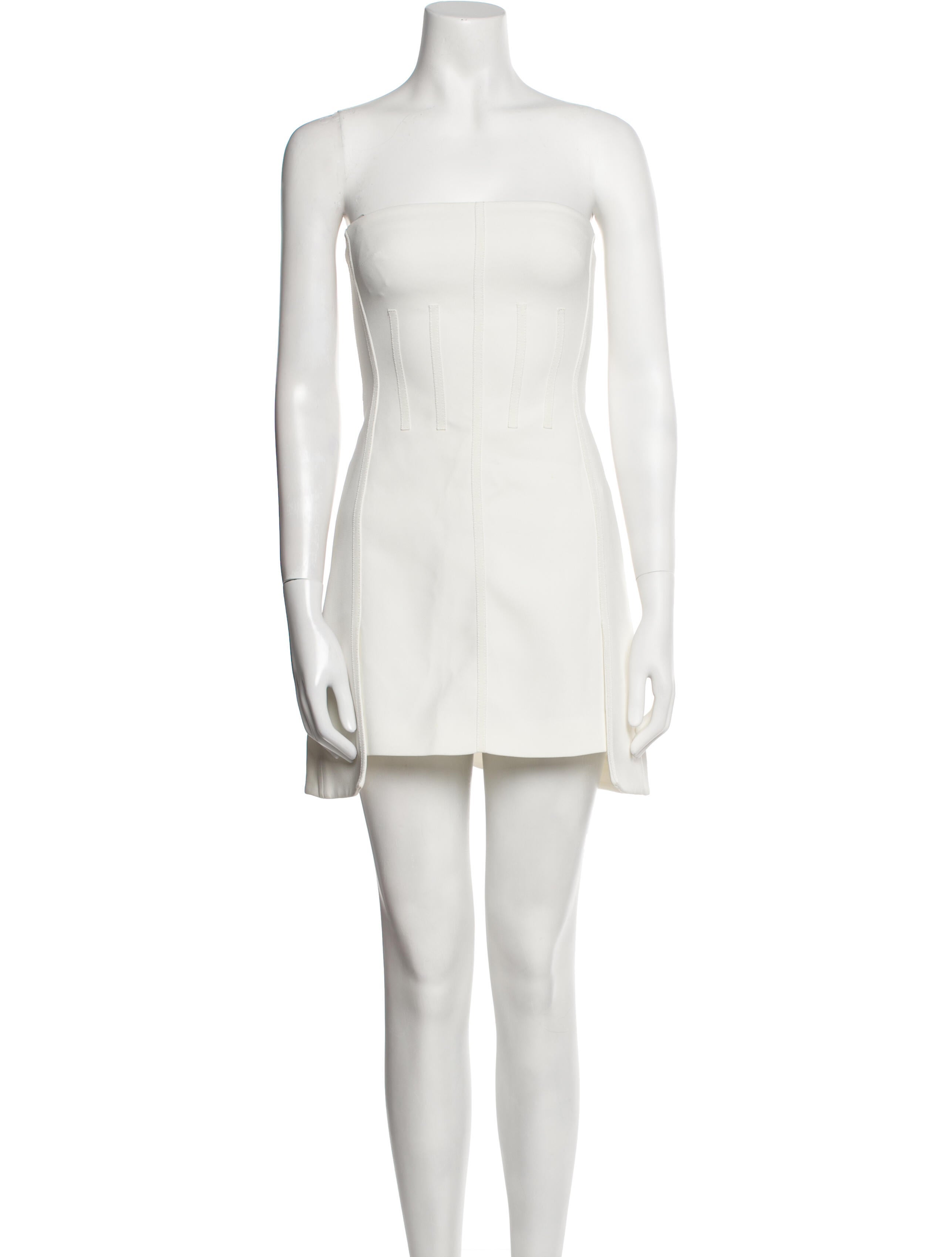 David Koma Strapless Mini Dress