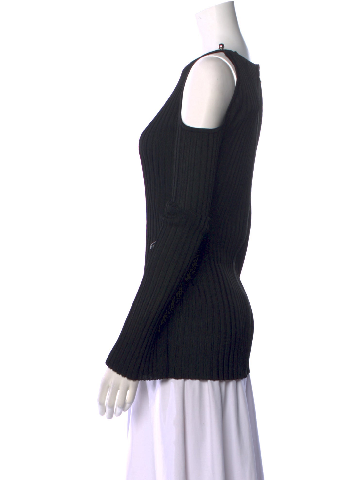 David Koma Bateau Neckline Long Sleeve Top w/ Tags