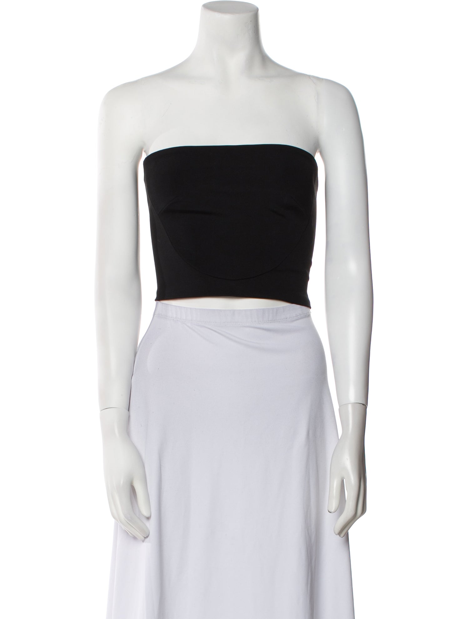 David Koma Strapless Crop Top