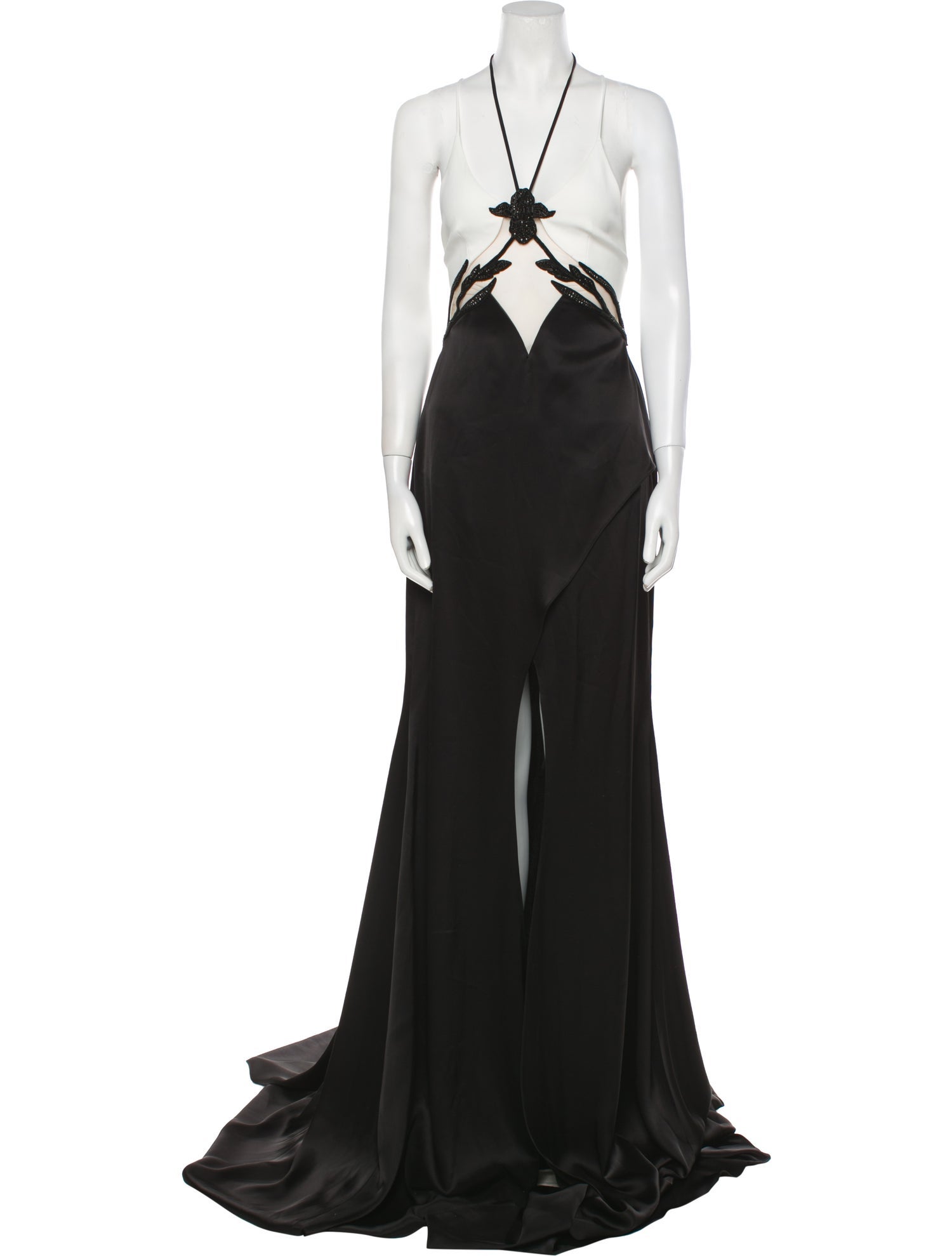 David Koma Halterneck Long Dress